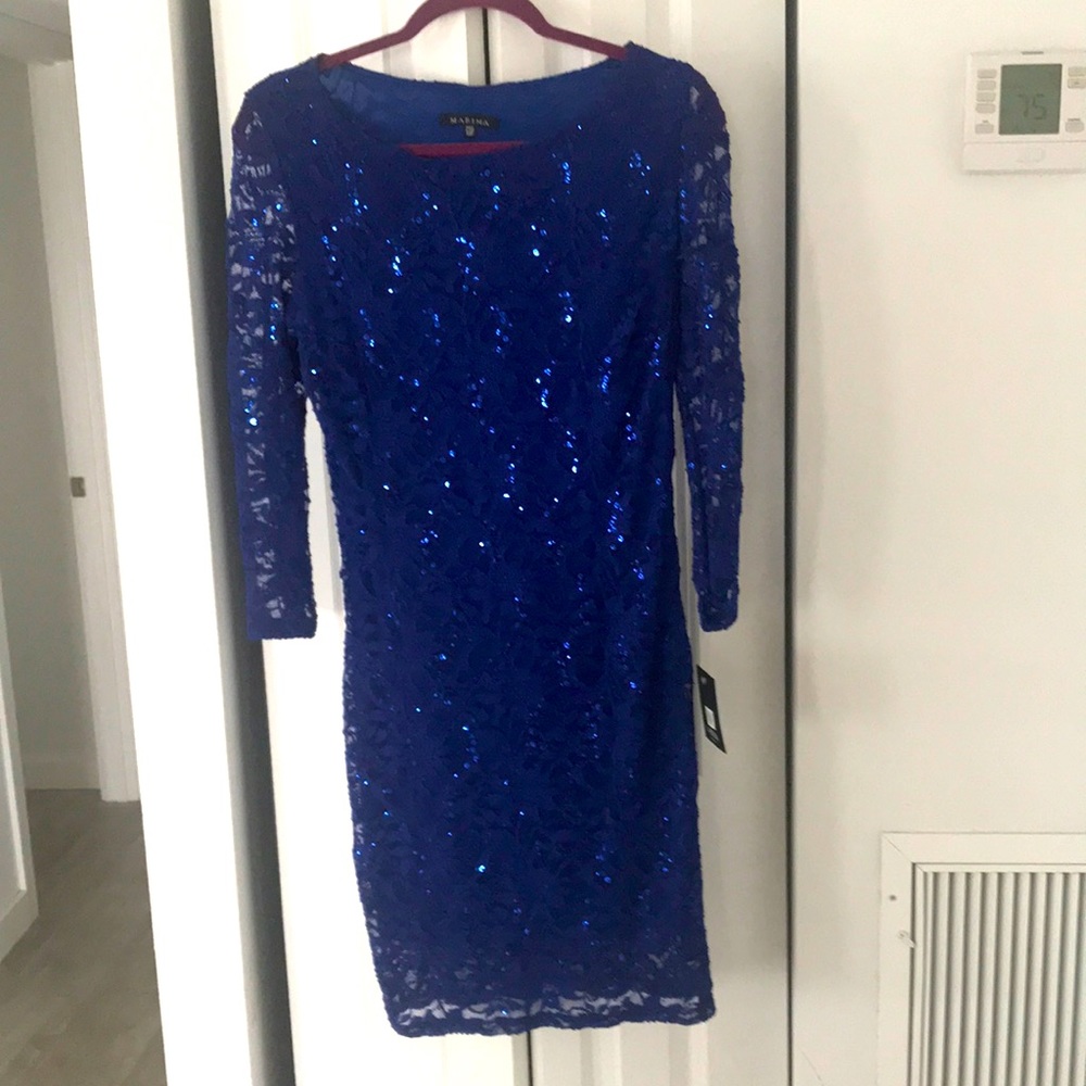 Beautiful blue evening dress